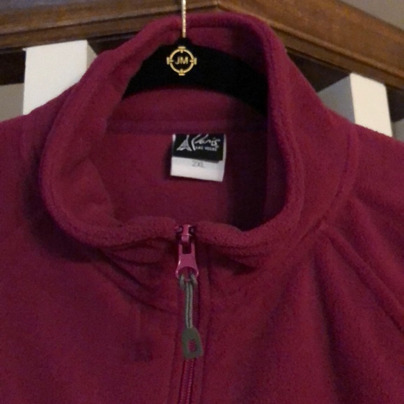 Burgandy Fleece 2xl Paris - Picture 6 of 7